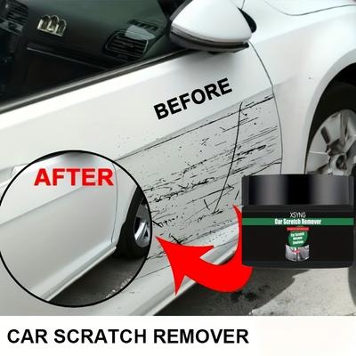 Kit de reparação de riscos de carro, pasta para remoção de riscos e redemoinhos de carro, adequado para todos os veículos, polimento e enceramento, cera anti-riscos para carroceria