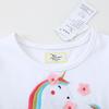 Summer Cross-Border Girls' Skirts: Stylish European & American Round Neck Dress with Short Sleeves for Little Girls