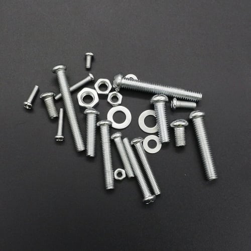 900g Bolt Set, Machine Screws, Stainless Steel Bolt Set, M3, M4, M5, M6, Cap Head Screws, Nuts, Repair Tool, Cross Recessed Bolts, Flat Head Bolts, Nu