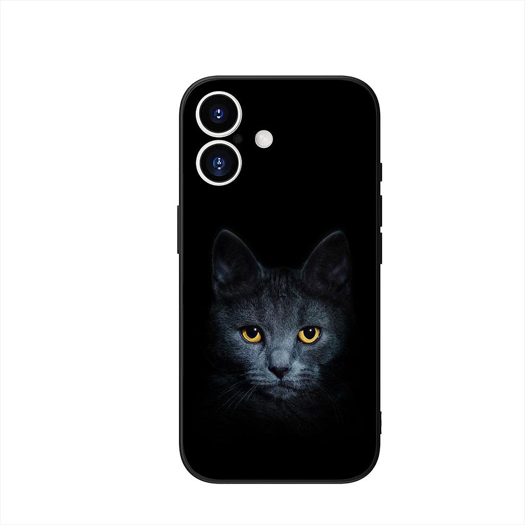 

Phone Cover for Apple iPhone 17 16 15 11 Pro XS Max XR 6 7 8 Plus + SE 2020 5 16E Case Cat Meow Lovely Casing iPhone(6Plus)(6sPlus