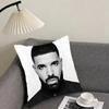 D-Drake Rapper Cushion Cover Pillowcase Ultra Soft Skin Friendly Fabric Cloud Like Comfort & Concealed Zipper