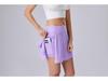Damen Schnelltrocknender Tennisrock mit Anti-Expositions-Shorts - Plissee-Mini für Laufen & Sport