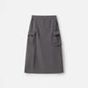 Broadcast Women's Workwear Pocket Midi Skirt