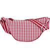 Checkered Dumpling Bag for Commuting Women, Trendy Crossbody Bag, Lightweight Small Crossbody Bag