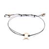Bohemian Geometric Multi-Layer Bracelet Ladies Cord Chain Gold Circle Pendant Bracelet 2-Piece Accessories