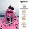 1pc. Cute Kuromi Crowned Plush Blanket - Perfect for Home, Office, or Outdoor Use - Ideal Gift Ideaz0411289