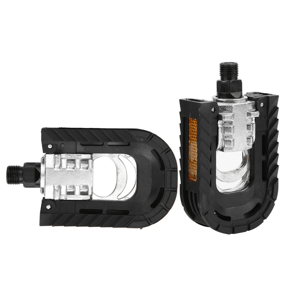 Bicycle Pedal Bike Accessories Aluminum Alloy Saw‑Shaped Edge Foot Ball Bilateral Foldable
