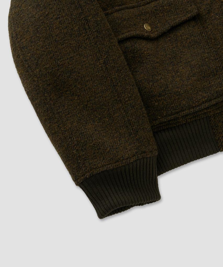 Pealp Heritage Wool Zip-Up Jumper 26(Brown)