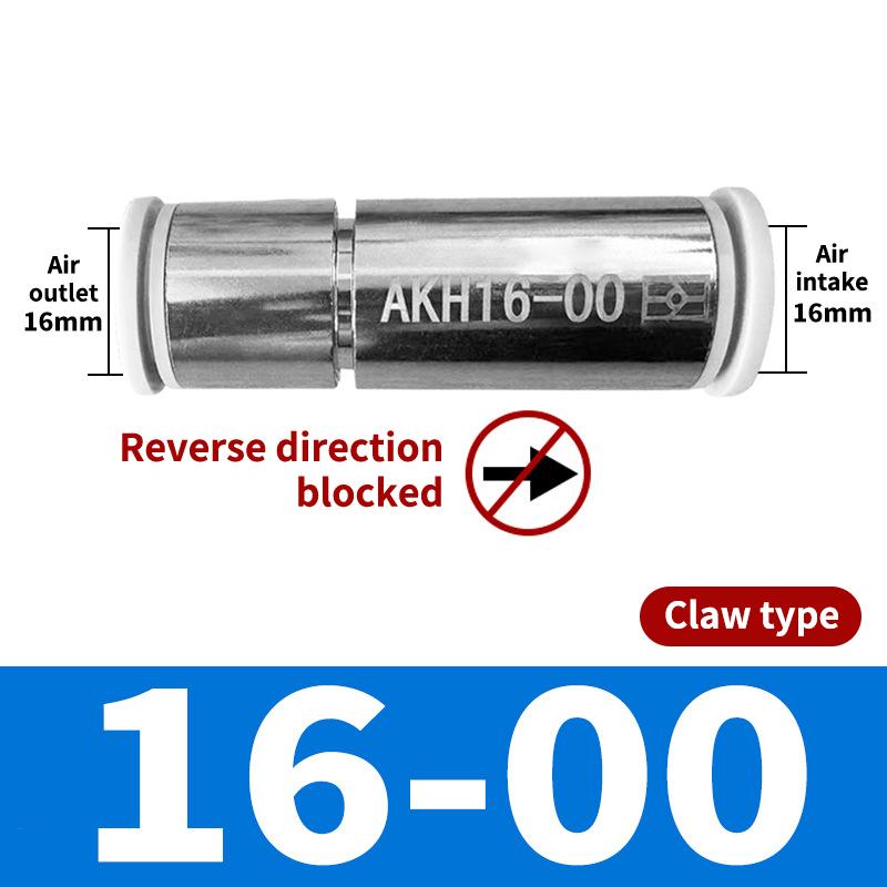 SMC Type Quick Connect Check Valve AKH04 06 08 10 12 16 00 One Way Air Flow Stop for Pneumatic Networks