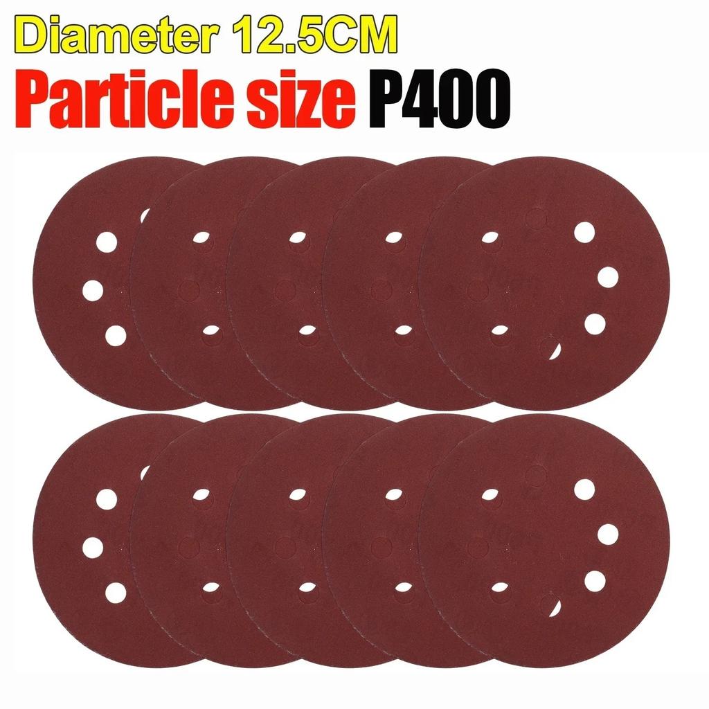 Universal 8 Hole Sanding Discs 125mm Sandpaper for Metal Wood Glass Sander Polishing Pads Home Abrasive Tools 40~3000 Grit
