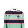 Polo Ralph Lauren SS22 Logo Brodert Stripet Langermet Poloskjorte Herretopper Mintgrønn 710880813-001