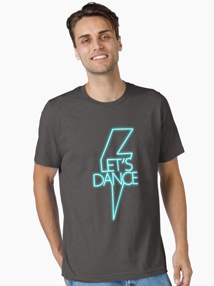 David Bowie Lets Dance Bolt Blue Essential T-Shirt
