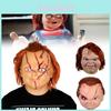 Childs Play Latex Mask With Blood For Halloween Party And Horror Enthusiasts