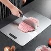 Stainless Steel Double Sides Cutting Board Thickened Food-grade Cutting Board  Restaurant