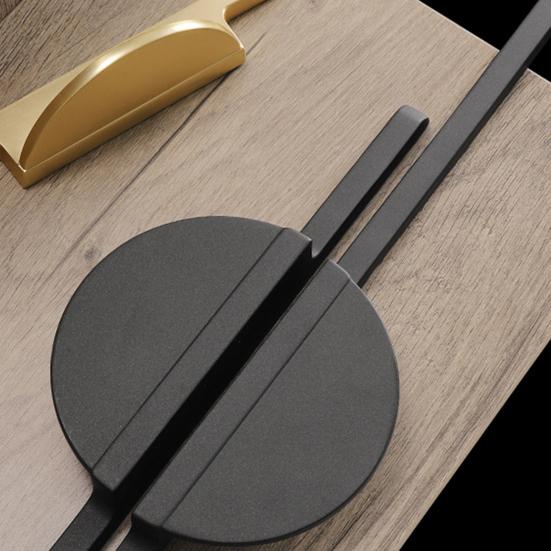 Easy To Install Zinc Alloy Useful Half Round Anti-deformed Door Knob Drawer Handle