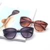 Moda damska Vintage Cat-eye Okulary Gradient Sunglasses