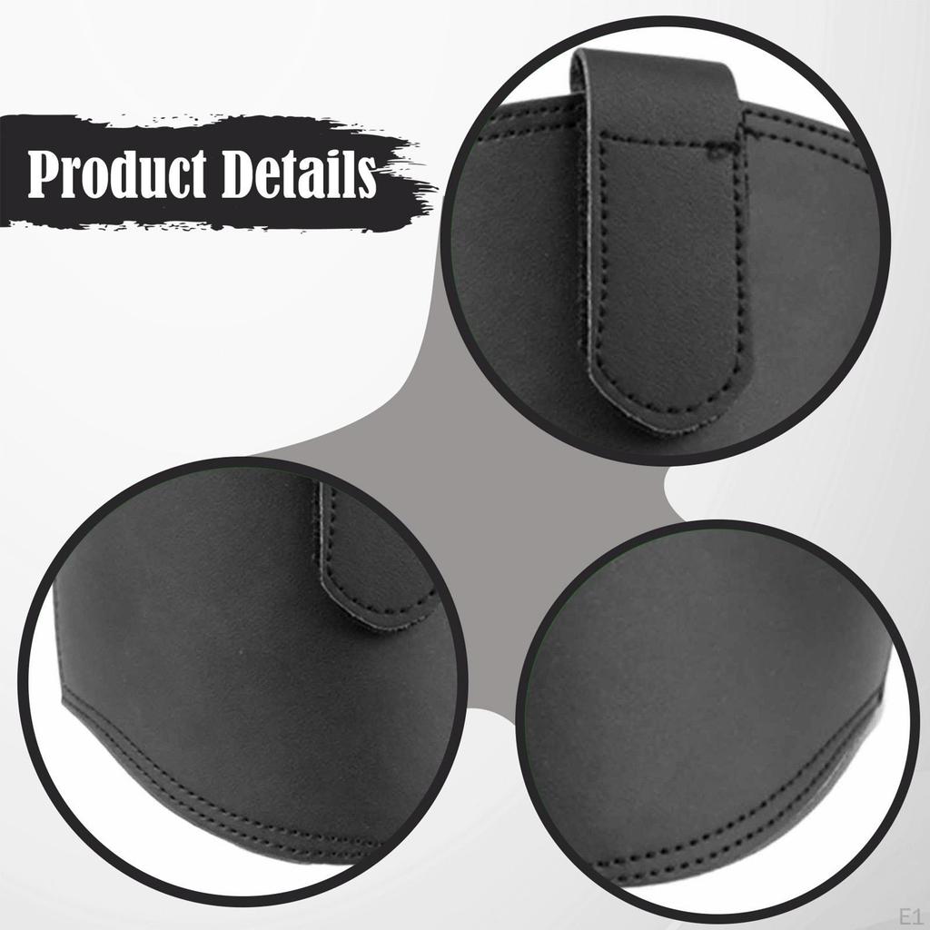 Motorcycle Shifter Shoe Protector PU Leather Professional Easy to Install Supplies Direct Replaces