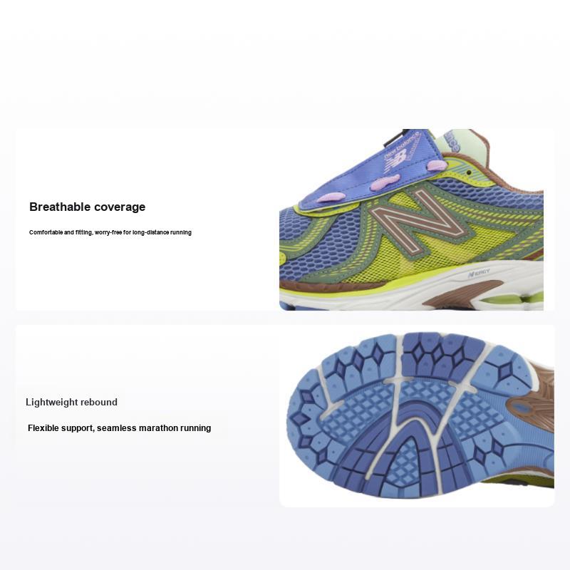 Up There x New Balance 860v2 2000-е Тропы Унисекс Кроссовки Зеленый Синий Коричневый ML860UP2 36