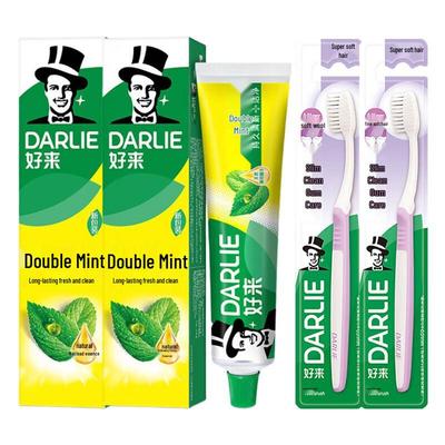 Double Mint Toothpaste & Toothbrush Combo