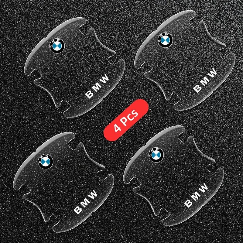 

4 шт. Прозрачные наклейки на накладки ручек дверей автомобиля для BMW M M1 M2 M3 M4 M5 M6 F20 G30 F30 F31 E36 E87 E60 E91 X1 X3 X5 Аксессуары