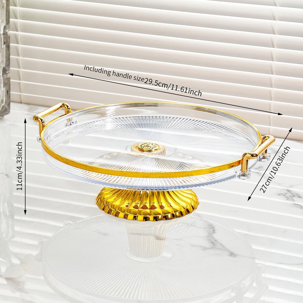 

Высокий поднос для торта с крышкой, подставка для десертного стола, поднос для фруктов, прозрачный пластиковый поднос для фуршета, поднос для десерта