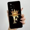 For Infinix Note 12 Pro 4G / Note 12 (2023) X676C X676B Fashion Initial Letter Couple Phone Case Soft Silicone TPU Protective