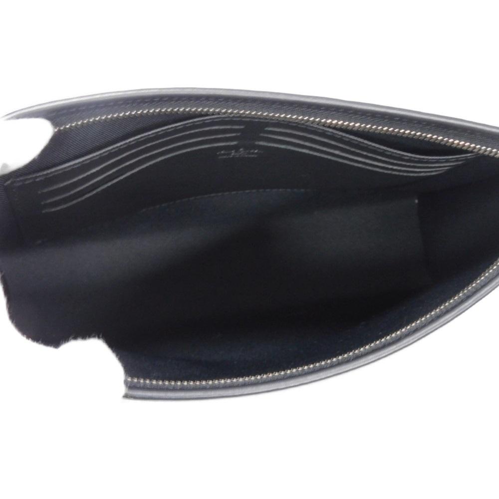 Used 12564 Voyage MM Pochette M81326 7931 LV logo black business bag with RFID IC chip epi noir men's from Japan
