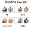 2/10 Pc Hall Effect Joystick Replacement 3D Analog Stick Sensor Module for Playstation Ps4 Ps5 Switch Pro Xbox Controller Repair