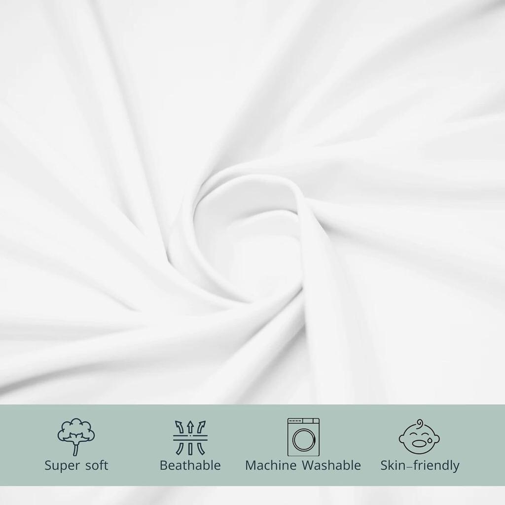 HawSkgFub Highland Cow Eucalyptus Leaf Fitted Standard Crib Sheet for Baby Boy Girl, Neutral Western Farm Animal Yak Toddler Mattress Cover, Soft