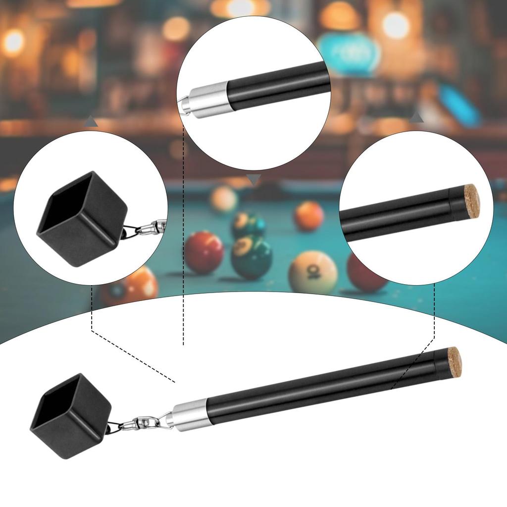 Multifunctional Pool Cue Chalk Holder, Practical Tool for Billiard Cues And