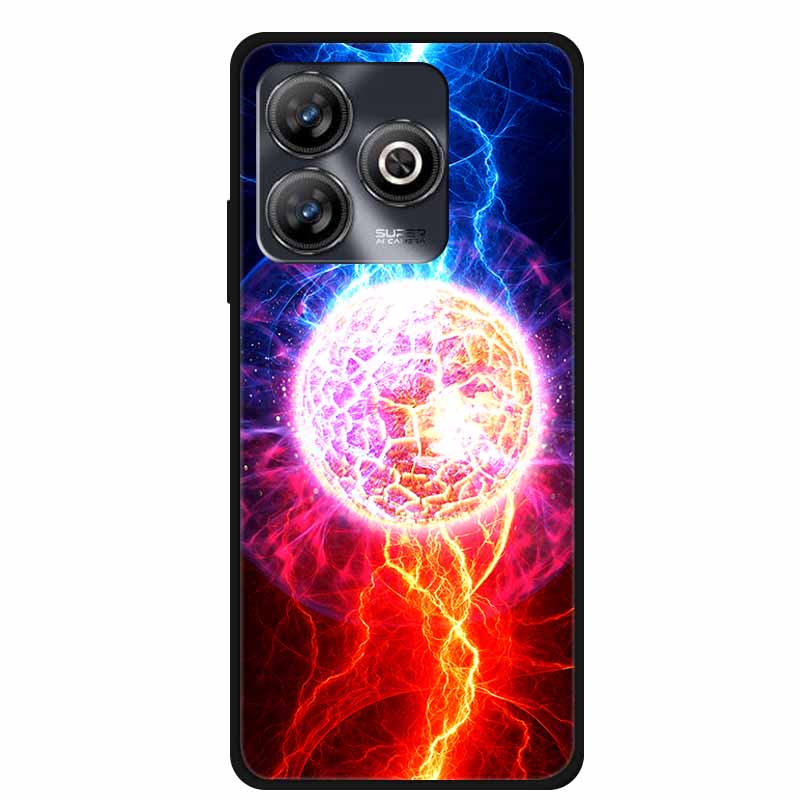 Phone Case For ZTE Blade A75 4G Back Cover Case Shockproof Black Silicone Soft Funda For ZTE Blade A75 4G Case A 75 6.6" Coque