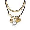 Contemporary Layer Chain Designs Necklace With Eye Catching Hollow Heart Detail for Personalize Styling