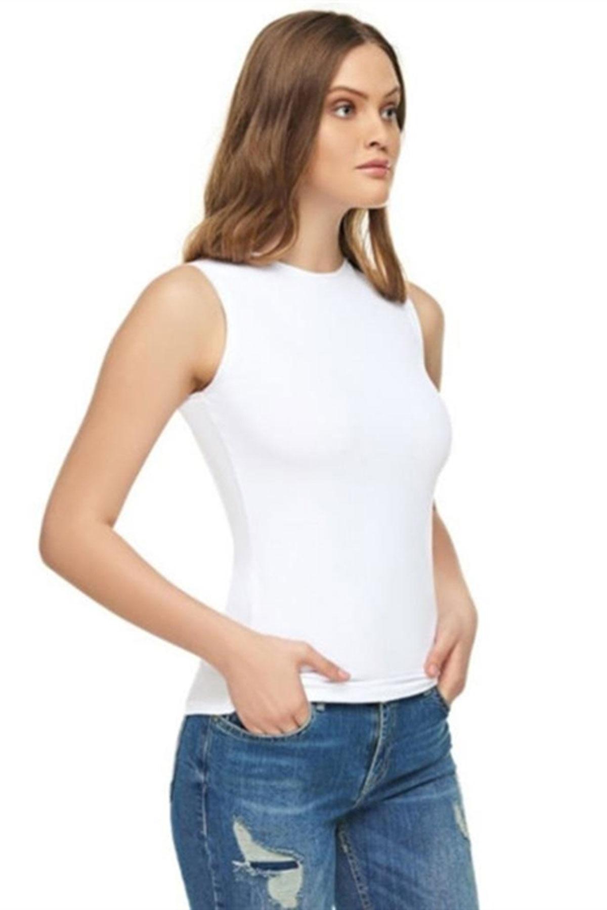 

Kadın Modal Sıfır Kol Atlet S чорний