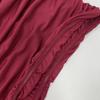 Abito Maxi Donna Senza Spalline a Tubo Vita Arricciata Colore Unico Svasato Lunghezza Pavimento Estivo Casual Vacanza al Mare Abito Lungo