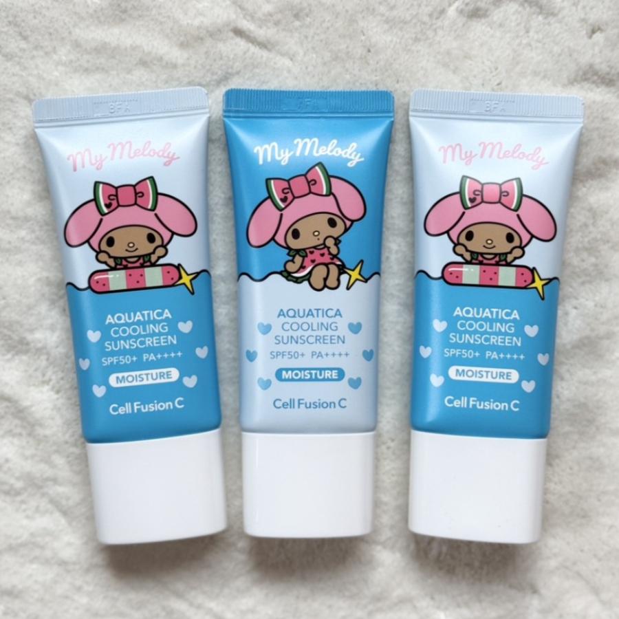 Cell Fusion C My Melody Edition Aquatica Cooling Sunscreen 35mlX3ea SET (SPF 50+ PA++++)