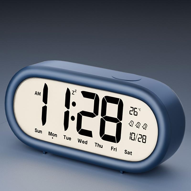 

Детский электронный будильник Интеллектуальный артефакт для пробуждения Многофункциональный светящийся и бесшумный прикроватный будильник Модные студенческие часы