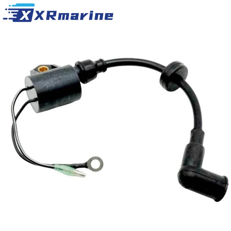 Ignition Coil Assy 61N-85570-10-00 for Yamaha 61N-85570-00 2Str 25HP 30HP C30 Outboard Motor 61N-85570-10 61N-85570 00 18-5113