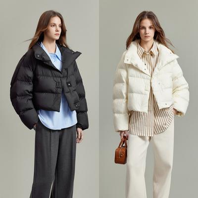 New Style Women's Winter Short Loose-fitting Thickened Cotton Coats and Jackets Designed for Small People
