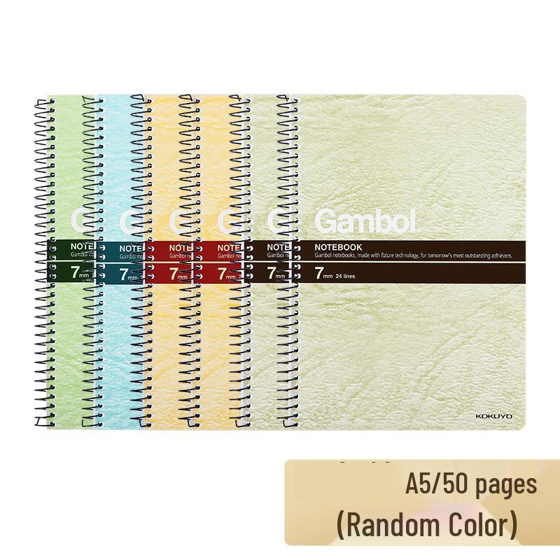 KOKUYO Watanabe Gambol Spiral Notebook, A5/B5 Memo & Practice Pad