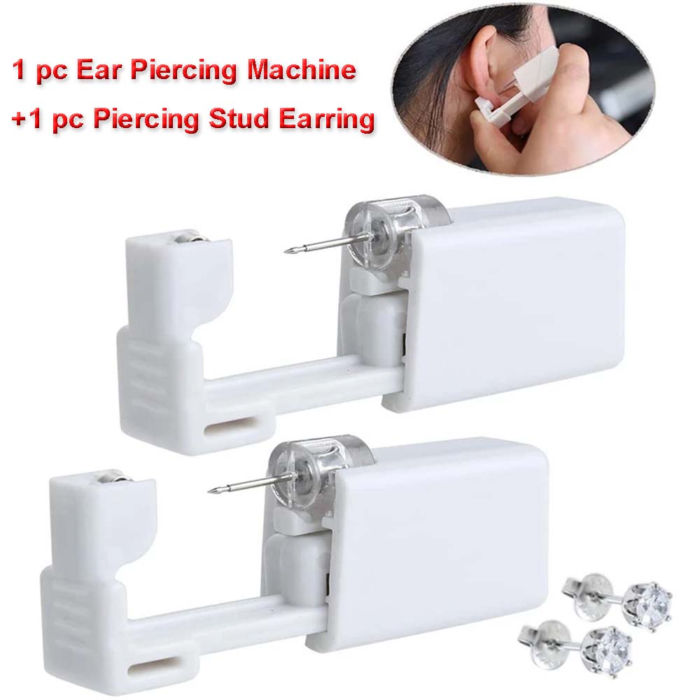 Nail Wear Earring Ear Nail Tool Wearing Ear Device Ear Stud Bezel Party Nose Ear Piercing Tool