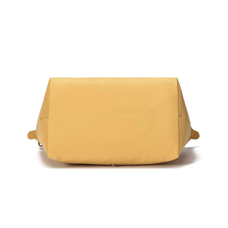 LONGCHAMP Le Pliage Green Eco Friendly Canvas One Shoulder Handbag Womens Yellow