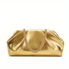 High-End Niche Gold Bag for Women, New Trendy Versatile Chain Crossbody Bag, Fashionable Shoulder Underarm Bag