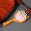 1Pc Wood Comb Professional Healthy Paddle Cushion Hair Loss Massage Brush Hairbrush Comb Scalp Hair Care Healthy Bamboo Comb