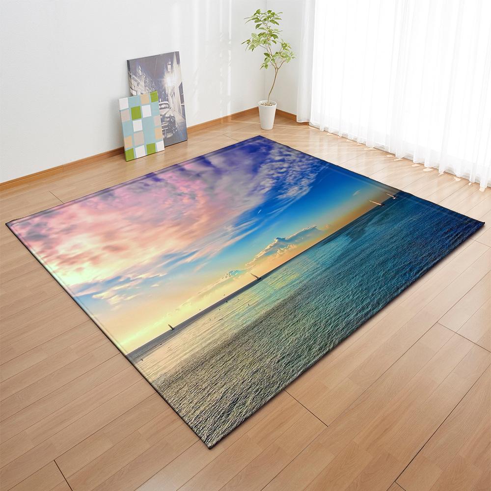 Scenic Carpet Feather Wind Bedroom Floor Mat