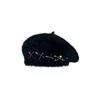 Hat Women's Autumn and Winter Plush Hat Cute Beret Women's Pin Dopamine Knitted Painter Hat