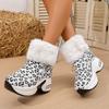 Snow Boots Women 2025 Winter New Flip Flop Short Tube Padded Warm Boots