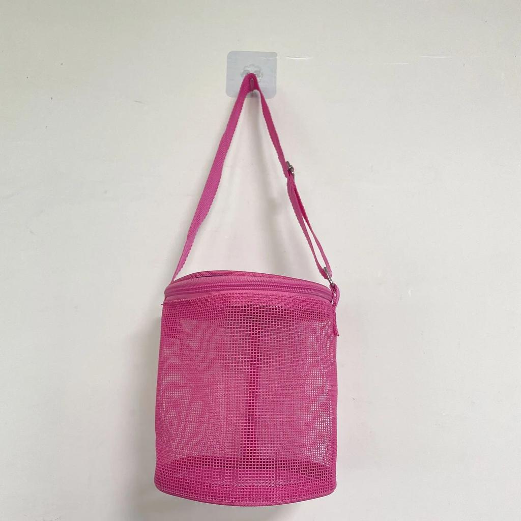 Beach Toys Mesh Beach Bag with Zipper Beach Toys Shell Bag Swimming Pool Bag Youth Swimming Accessories Boys and Girls