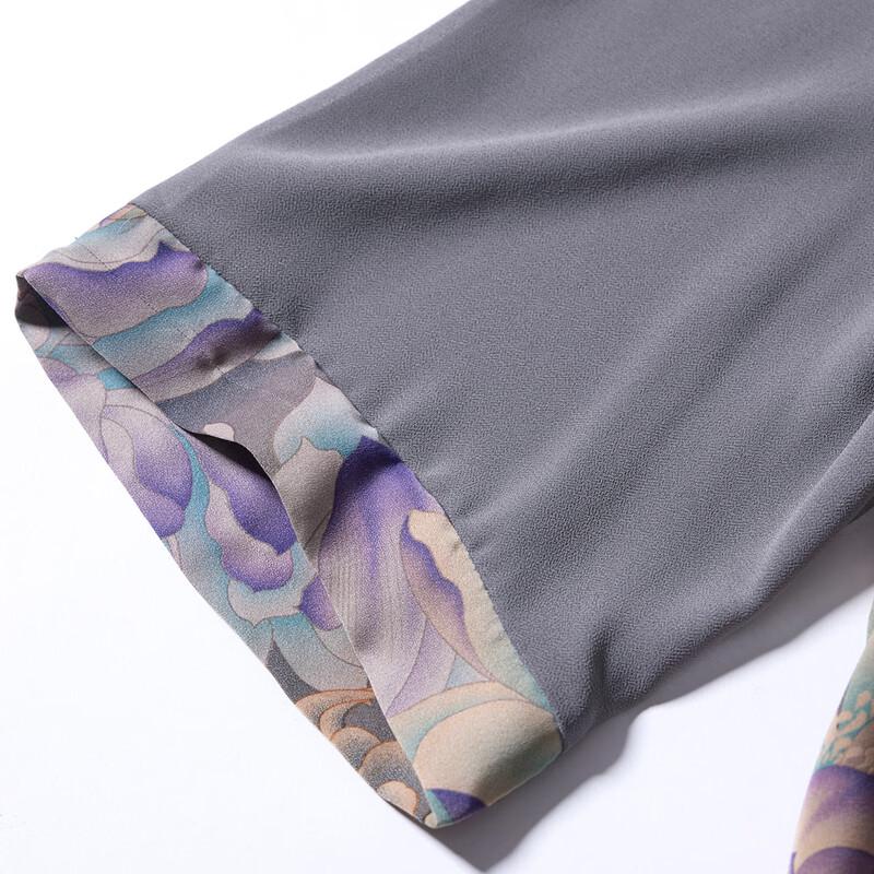 Pasite Women's New Chinese Style Chiffon Two-Piece Set