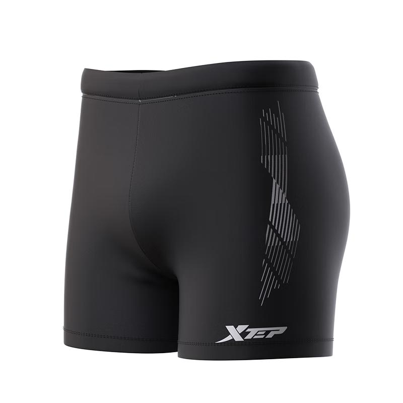 Xtep Men's Quick-Dry Flat Swim Trunks