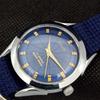 VINTAGE ORIS WINDING SWISS REFURBISHED MENS WRIST BLUE WATCH 558c-a297114-1